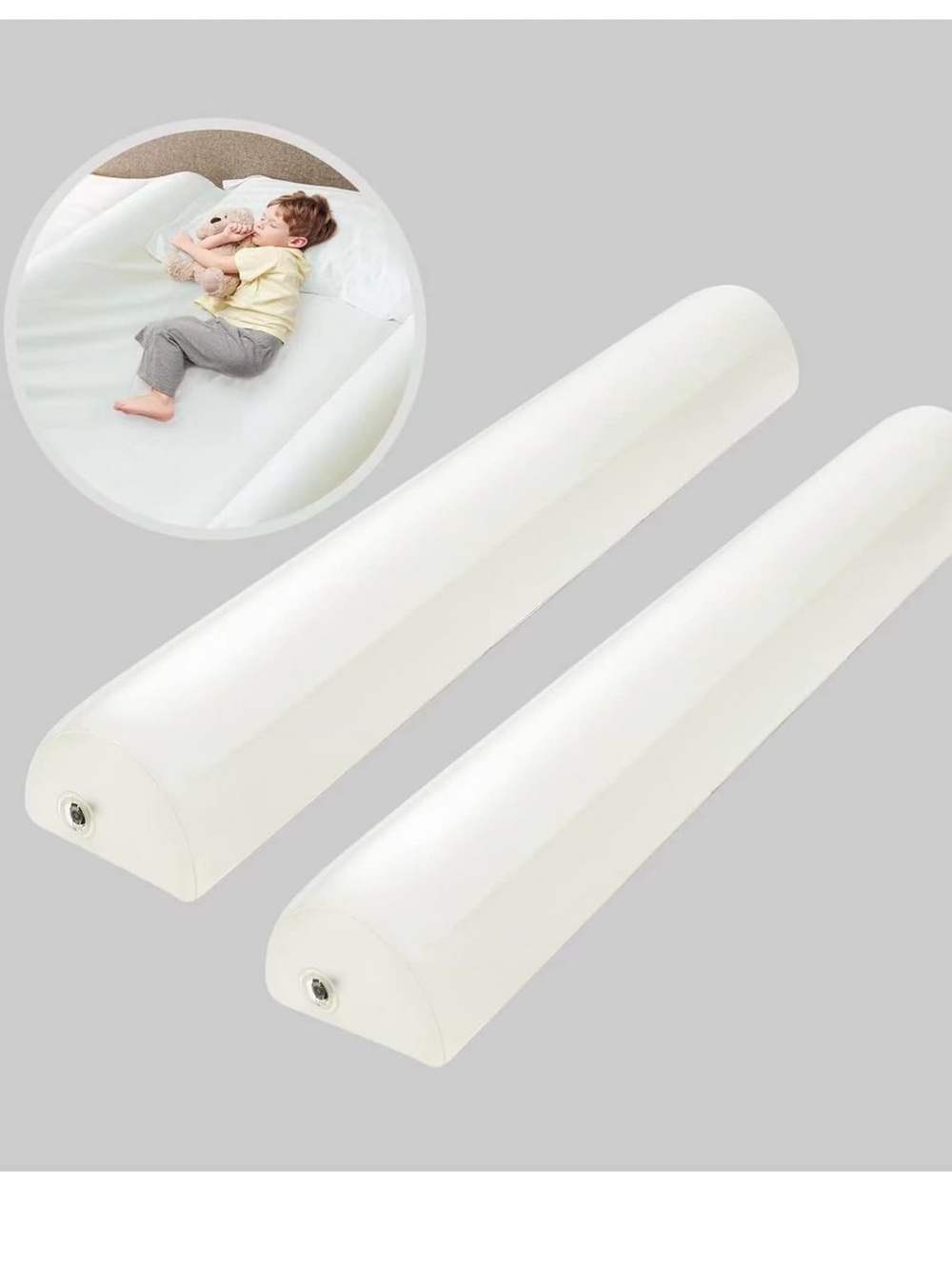 White Bed Safety Blow up bed rails